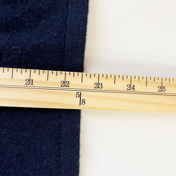 J. Crew Italian Cashmere Navy Blue Crewneck Pullover Sweater - Size XXS - Picture 6 of 6